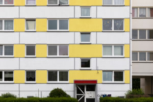 Germany, Mecklenburg-Vorpommern, Schwerin, Dreesch, prefabricated housing estate Germany, Mecklenburg-Vorpommern, Schwerin, Dreesch, prefabricated housing estate